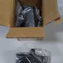 Christmas Weighted Stocking Holders For Mantle Set of 4,Mantle Stocking Hangers,Heavy Duty Christmas Stockings Holders Christmas Ornaments for Counter Tables Window Fireplace Mantle Decoration (Black)