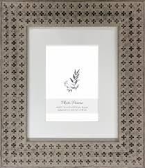 HD Designs Brown Cross Pattern Photo Frame, 8 x 10