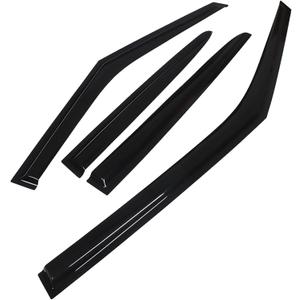 Silscvtt Window Visors Shade Sun Rain Wind Guards Deflectors Cover Acrylic Outside Replacement for Veloster 2011 2012 2013 2014 2015 2016 2017