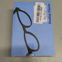 5 Pairs Reading Glasses - Standard Fit Spring Hinge Readers Glasses for Men and Women (5 Pack Transparent, 2.00)