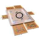 Gondola 2000 Piece Puzzle Board, Portable Puzzle Board with Drawers and Cover, Wooden Jigsaw Puzzle Tray - Adjustable Puzzle Boards, Lightweight Puzzle Table with 4 Drawers, Puzzle Accessories