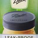 Ball Leak-Proof Plastic Lids for Glass Mason Jars, Used for Canning, Pickling, Juice, Jam, Jelly (Regular, 6 Count (Pack of 2))