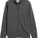 Amazon Essentials Men's Full-Zip Cotton Sweater
