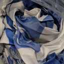 Christmas Party Decorations Large Size Merry Christmas and Happy New Year Door Banner for Xmas Party Decorations, 71x35 Inches (Blue Silver)