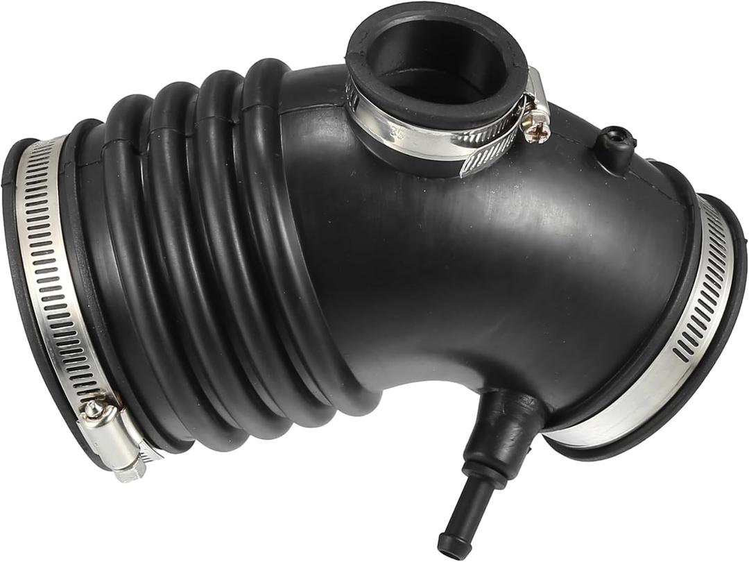 uxcell Air Cleaner Intake Hose with Clamps Replacement for Kia Optima 2000-2005 Black No.2813937101