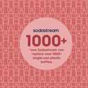 SodaStream Black 1L Slim Carbonating Bottles Twin Pack, Pack of 2