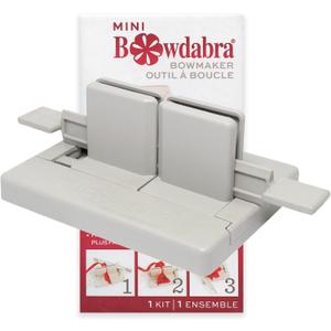 Morex Ribbon Mini Bowdabra Bow and Favor Maker, Grey