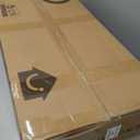 Need Small Desk 31 1/2" No Assembly Foldable Writing Table,Sturdy and Heavy Duty Folding Computer Desks for Small Space/Home Office/Dormitory AC5FB(80 * 40) (Rustic Brown & Black Frame)