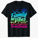 Family Vacation 2025 Beach Matching Family Summer Vacation T-Shirt L