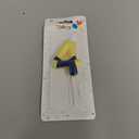 Yuntau Yellow Jeans Cartoon Themed Birthday Candles Yellow Number Patrol Candle Cake Cupcake Topper Decorations for Boy and Girl Birthday Supplies(Number 4)