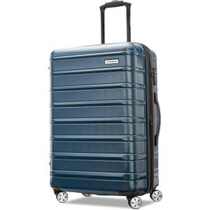 Samsonite Omni 2 Hardside Expandable Spinner Wheel Luggage, Checked Medium 24 in, Nova Teal