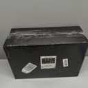 Nervure 24 Pack Plastic Champagne Flutes - 6 Oz Clear Disposable Champagne Flutes - Square Plastic Toasting Glasses for Party Birthday Anniversary Wedding