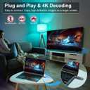 TTQ Wireless HDMI Transmitter and Receiver, Wireless HDMI Extender, 4K Decode 1080P Output, Metal Housing, LED Display, 100FT Range, 2.4G&5G, for PC/Camera/HDTV/Projector/TV Box