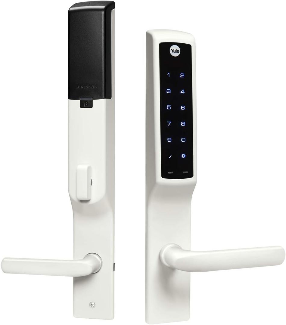 Yale Assure Lock for Andersen Patio Doors, Wi-Fi and Bluetooth, White