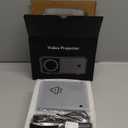 CiBest Mini Projector, 2025 Upgraded Full HD 1080P Support Video Projector, Portable Small Movie Projector, Compatible with iOS/Android/Windows/TV Stick/Box/USB/HDMI