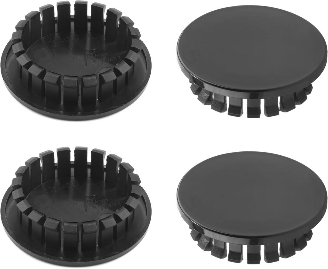 4Pcs Wheel Center Caps for Equinox Cruze Buick Pontiac Saturn Cadillac Wheel Rim Outer 59.2mm(2.33in) Inner 46mm(1.81in) Black Hub Caps, Replacement 9593169 22863943 10074335