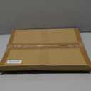 Foldable Stone Bath Mat 60x39cm | Quick-Dry Diatomaceous Earth Bath Rug with PVC Anti-Slip Base | Bathroom, Kitchen, Pet-Friendly Water Absorbent Mat (White)