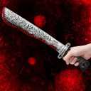 3 x Toy Knife for Kids - Safe Soft Red Blade Scary Fun Prop and Cosplay Party