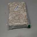 Amor Virisso Floral Throw Pillow Covers 18x18 Set of 2 Vintage Block Print Pillow Covers Decorative Pillow Covers Couch Pillows for Living Room Farmhouse Accent Sofa Pillows, Black/Sand