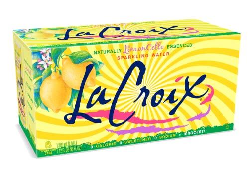 LaCroix Sparkling Water, LimonCello, 12 Fl Oz (8 pack) Pack Of 3, Best By: 07/25/26