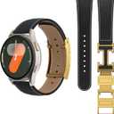 Leather Magnetic Watch Band Compatible with Samsung Galaxy Watch 9 Band
