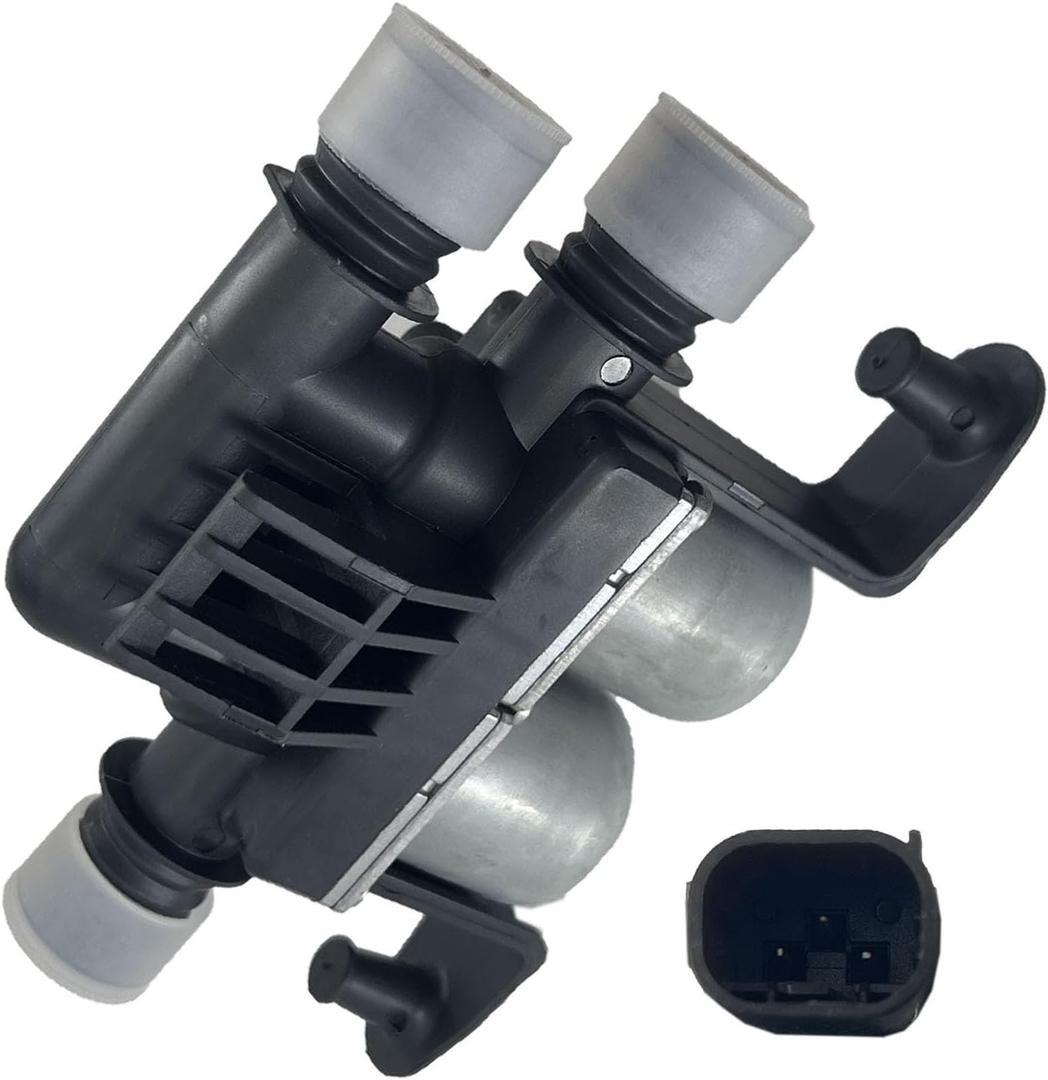 64116910544 Heater Control Valve - Water Control Valve Compatible with 2004-2018 X5 E53 E70 F15 / 2008-2019 X6 E53 E70 F15 Repalces# 1147412166 EHV102