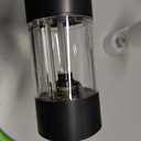 Electric Grinder Set Salt and Pepper, black and white, 
2.01"W x 7.8"H