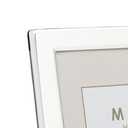 Maturi Silver Plated Photo Frame - Flat Edge Finish 2.5 x 3.5-inch (6.5 x 9cm) (2.5 x 3.5-Inches)
