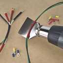 Genesis GHG1500A Dual Temperature Heat Gun Kit With Fast Heat High And Low Settings 572F/1000F, Air Reduction Nozzle, Reflector Nozzle, And Two Deflector Nozzles