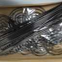 Therwen 20 Pcs Metal Table Numbers 1-20 Table Numbers for Wedding Reception 12 Inch Stainless Steel Party Desk Figure with Sturdy Holder Base for Banquet Wedding Party Event Catering(Black)