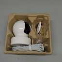 Kasa 2K+ Indoor Pan/Tilt Wired Security Camera - Works as a Baby Monitor & Pet Camera, Motion Detection & Tracking, 2-Way Audio, Night Vision, Subscription-Free Local Storage or Optional Cloud, KC410S (White)