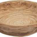 Creative Co-Op Decorative Paulownia Wood Bowl, 19"