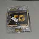 50th Birthday Decorations, Pre-Strung Happy Birthday Banner with Balloons, Backdrop, Honeycomb Centerpieces, Hanging Swirl Streamers, Black Gold Happy Birthday Party Decorations for Men Women