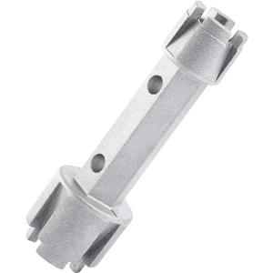Tub Drain Remover Wrench - Use to Install and Remove Most Bath and Shower Drains and Closet Spuds Square Plastic Toilet Seat Nuts