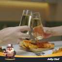 JOLLY CHEF 48 Pack Stemless Plastic Champagne Flutes 9 oz, Crystal Clear Stemless Plastic Toasting Glasses, Clear Disposable Unbreakable Drinkware Ideal for Wedding, Birthday, Party, Thanksgiving