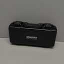 Geinxurn 11Black Tools Box, Portable Steel Heavy-duty Tool Case with Safety Latch and Handle for Tools Storage and Organizers, Home DIY