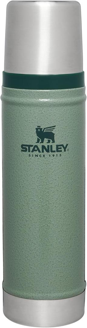 Stanley Classic Legendary Vacuum Bottle (20 Ounces, Hammertone Green)