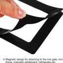 PATIKIL Magnetic Picture Frame, 2 Pack Magnetic Photo Frame Picture Holder Holds 8.5x11 Inch Photos for Refrigerator Metal Home Office, PVC Black