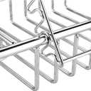 Bathtub Tray Caddy,Expandable Bathtub Shower Caddy,Adjustable Organizer Tray for Bathroom,Luxury Bath Caddy Tub Table, Bathtub Accessories & Bathroom Gadgets 304 Stainless Steel Holder (Silver2)