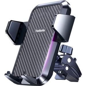 Car Phone Holder, [Thick Cases Friendly] Car Phone Holder Mount, Hands-Free Phone Mount for Car Fit for iPhone for Samsung and Smartphone (vent)