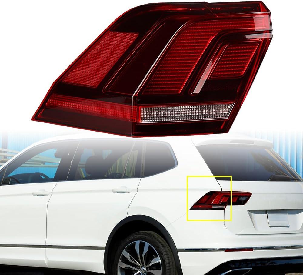 Outer Tail Light Left Driver Side OE Replacememt For 2018-2023 VW Tiguan 341-1943L-AC Rear Brake Lamp