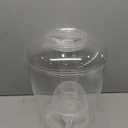 CreativeWare Beverage Dispenser with Ice Cylinder and Fruit Infuser, 3 Gallon, Clear