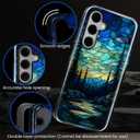 Case for Samsung Galaxy S25 Plus, Hybrid 2-Layer Case, Shockproof Military-Grade Protection Durable Anti-Scratch Phone Case for Woman Man Boy Girl, Stained Glass Aurora