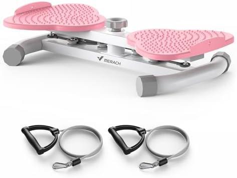 MERACH Waist Twister Machine Exercise, Ab Twist Board with 300 lbs Weight Capacity, Abs Workout for Slim Waist and Core Ab Exercise, Noiseless Home Gym Equipment for Women Men