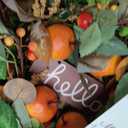 22 Inch Fall Wreaths for Front Door, Autumn Rustic Harvest Apple Wreath