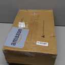 Pureegg Metal Arch Backdrop Stand Set - Set of 2 (7.2ft/6.0ft), Gold Wedding Stand with Stable Base, Elegant Backdrop Cover for Party, Birthday, Baby Shower, Graduation, Easy to Assemble