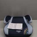 Cosco Topside Backless Booster Car Seat, Lightweight Booster Seats for Cars 40-100 lbs, Backless Booster Seat for Car, Rainbow