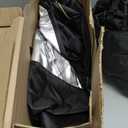 Patio Furniture Covers 4 Piece Set, 600D Heavy Duty Outdoor Furniture Covers Waterproof for Patio Loveseat, Swivel Rocker Chair and Coffee Table,Black (Large)