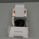 MEETION Ergonomic Mouse, Wireless Vertical Mouse RGB Backlit Rechargeable Mice for Bluetooth(5.2 + 3.0) & USB-A with USB-C Adapter 4 Adjustable DPI for Mac/Windows/Andriod/PC/Tablet/iPad Black