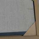 Magnetic Dry Erase Hidden Whiteboard with Black Wooden Frame, Gray Fabric Bulletin Board Exterior and Whiteboard Interior, 11.8x15.7inch (30x40cm)